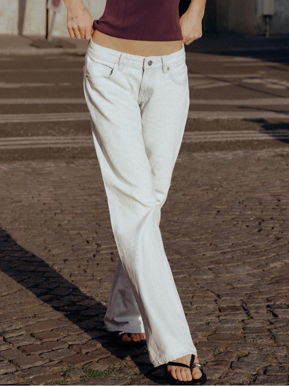 Zara TRF Wide Leg Jeans
